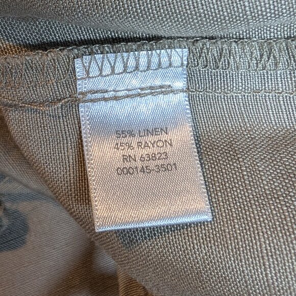 CJ Banks Stylish Tan Drawstring Trousers Size 1X - Picture 10 of 11